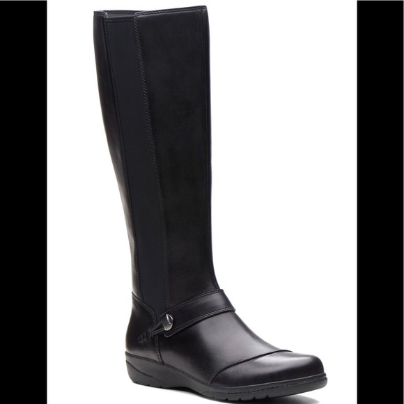 Clarks Cheyn Meryl Knee High Boots Size 